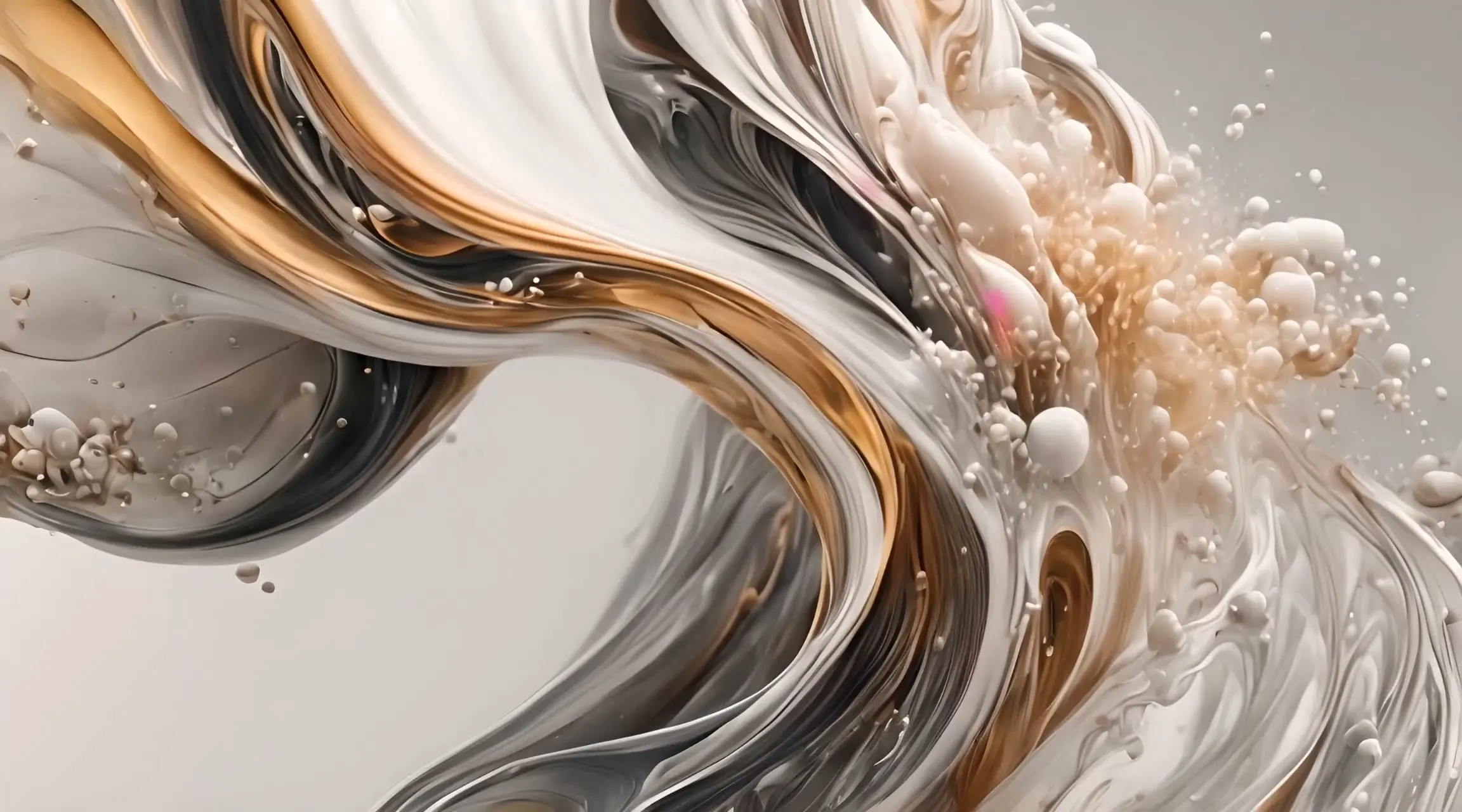 Liquid Elegance Abstract Swirls Backdrop